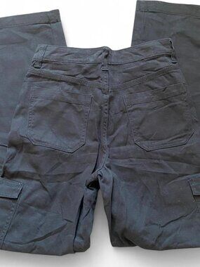 H&M black baggy high waisted cargo pants